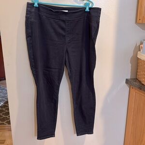 Lane Bryant plus size 22 dark wash denim jeggings jeans. Excellent condition.